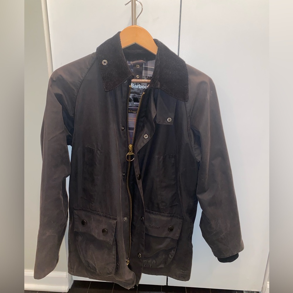 Barbour Waxed Bedale Jacket Size 34